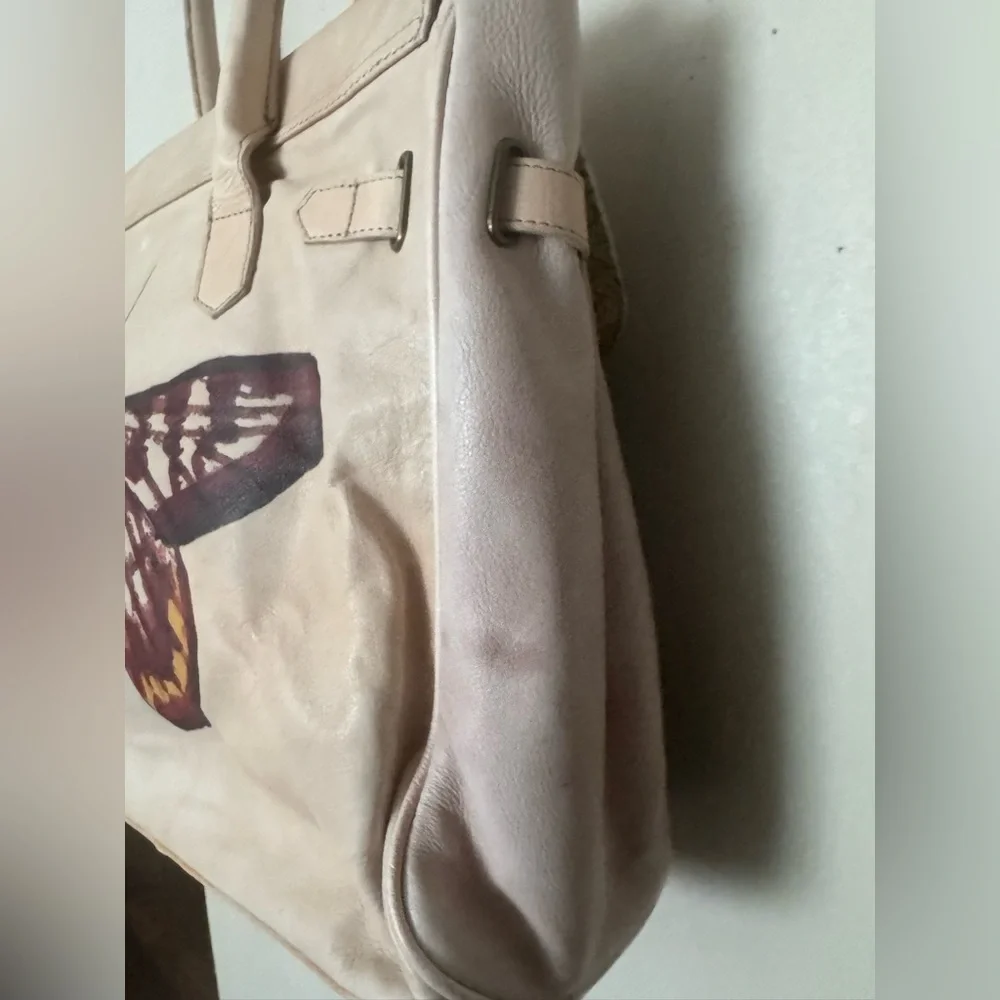 New🌟We the Free Sol Painted Leather Tote Bag